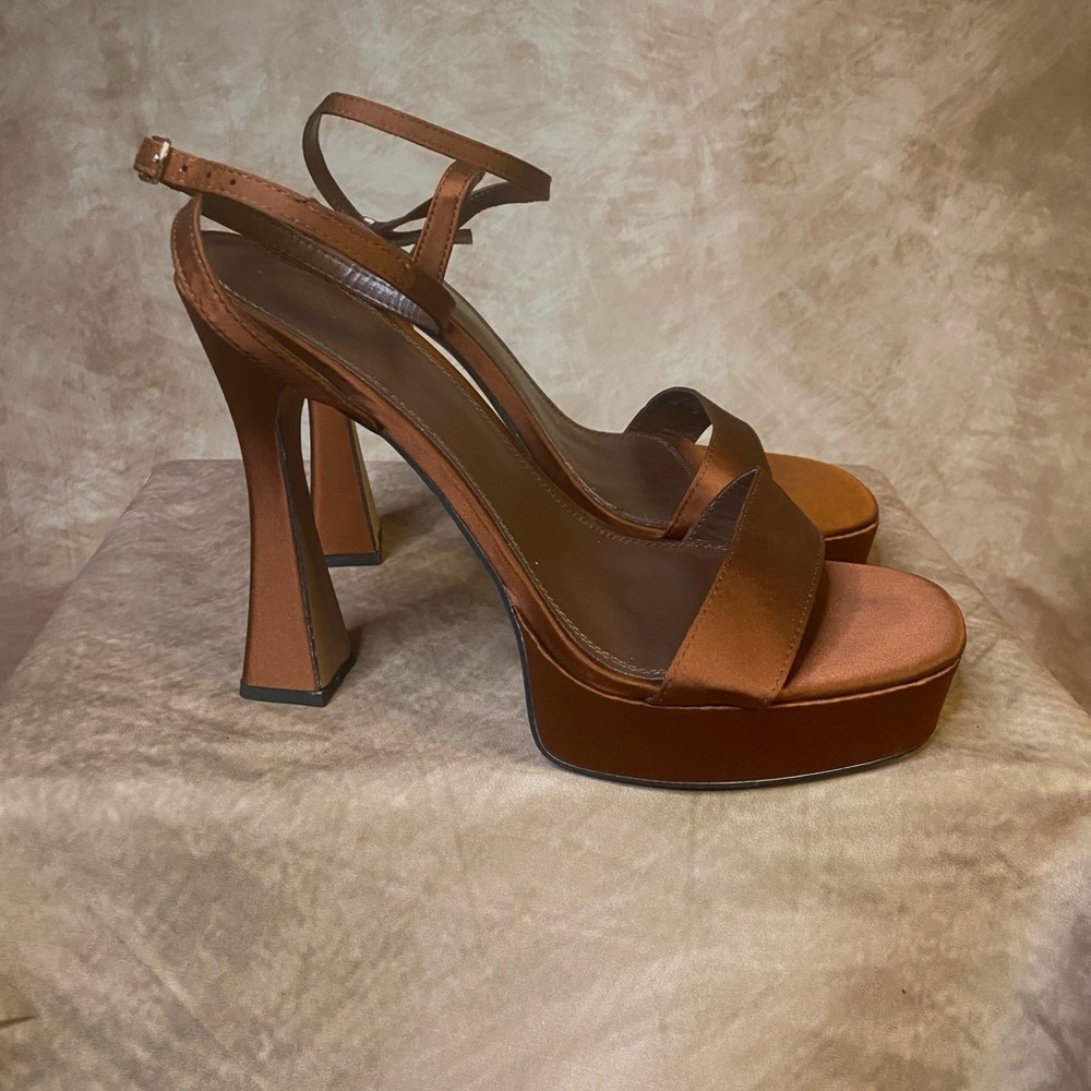 ASOS Brown Platform Heels